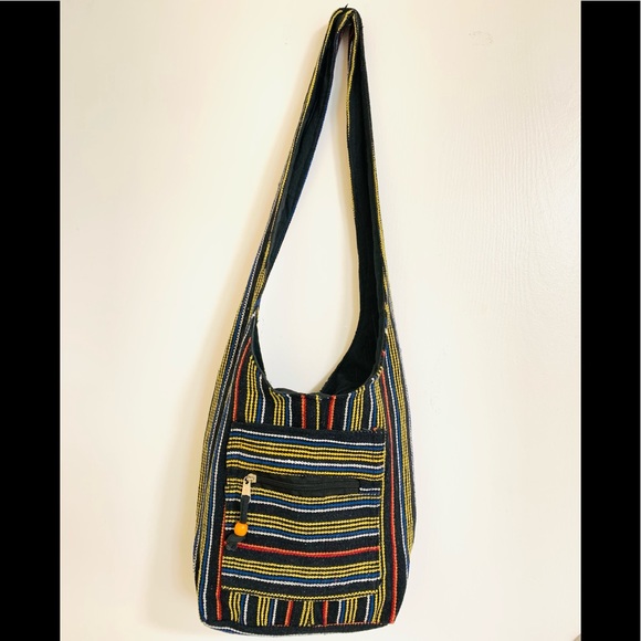 Beautiful cotton small shoulder bag - Picture 3 of 3